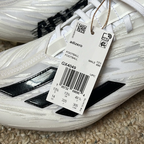 NWT (without box) Adidas adizero Football cleats size 14 - Picture 8 of 14